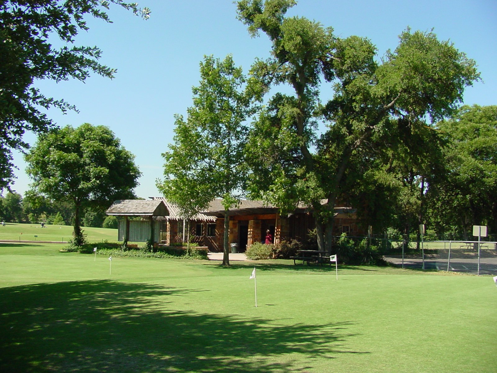Clubhouse on golf course